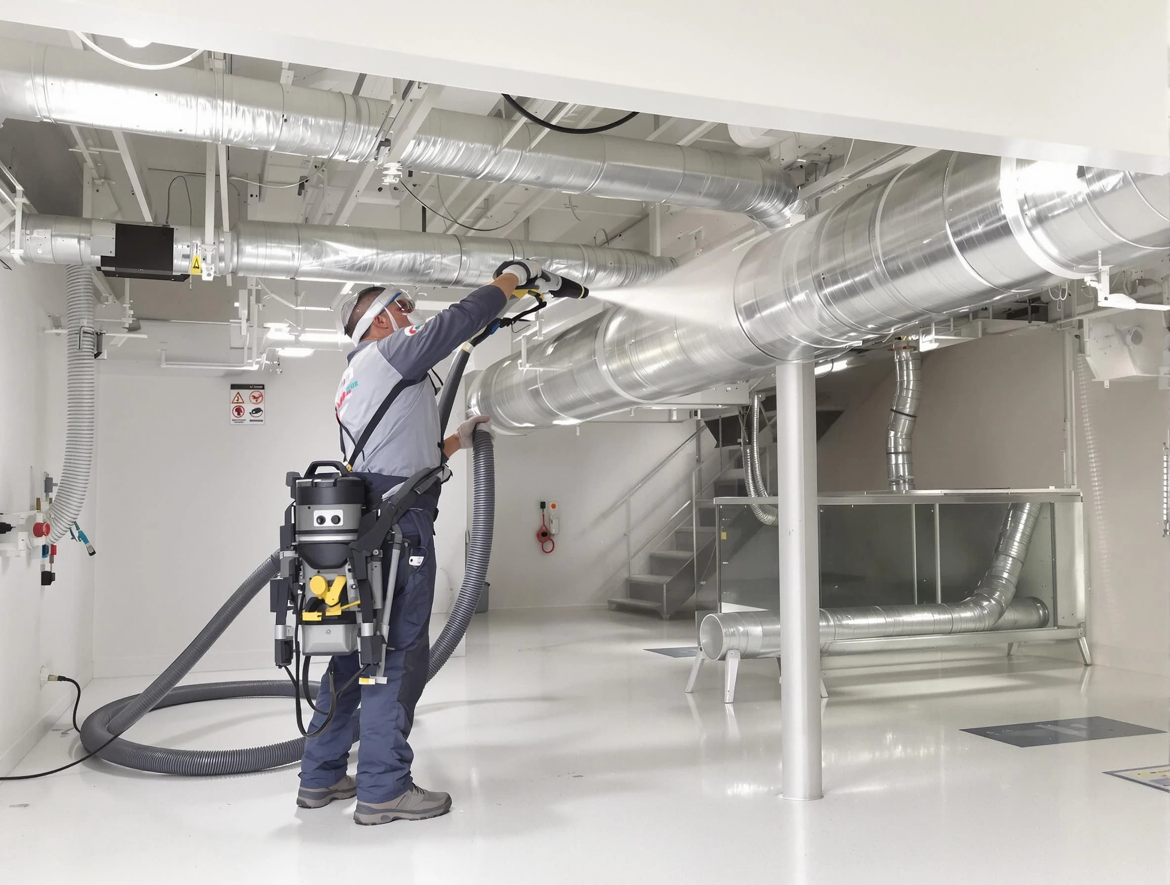 Professional central duct cleaning by Midfield Air Duct Cleaning in Midfield