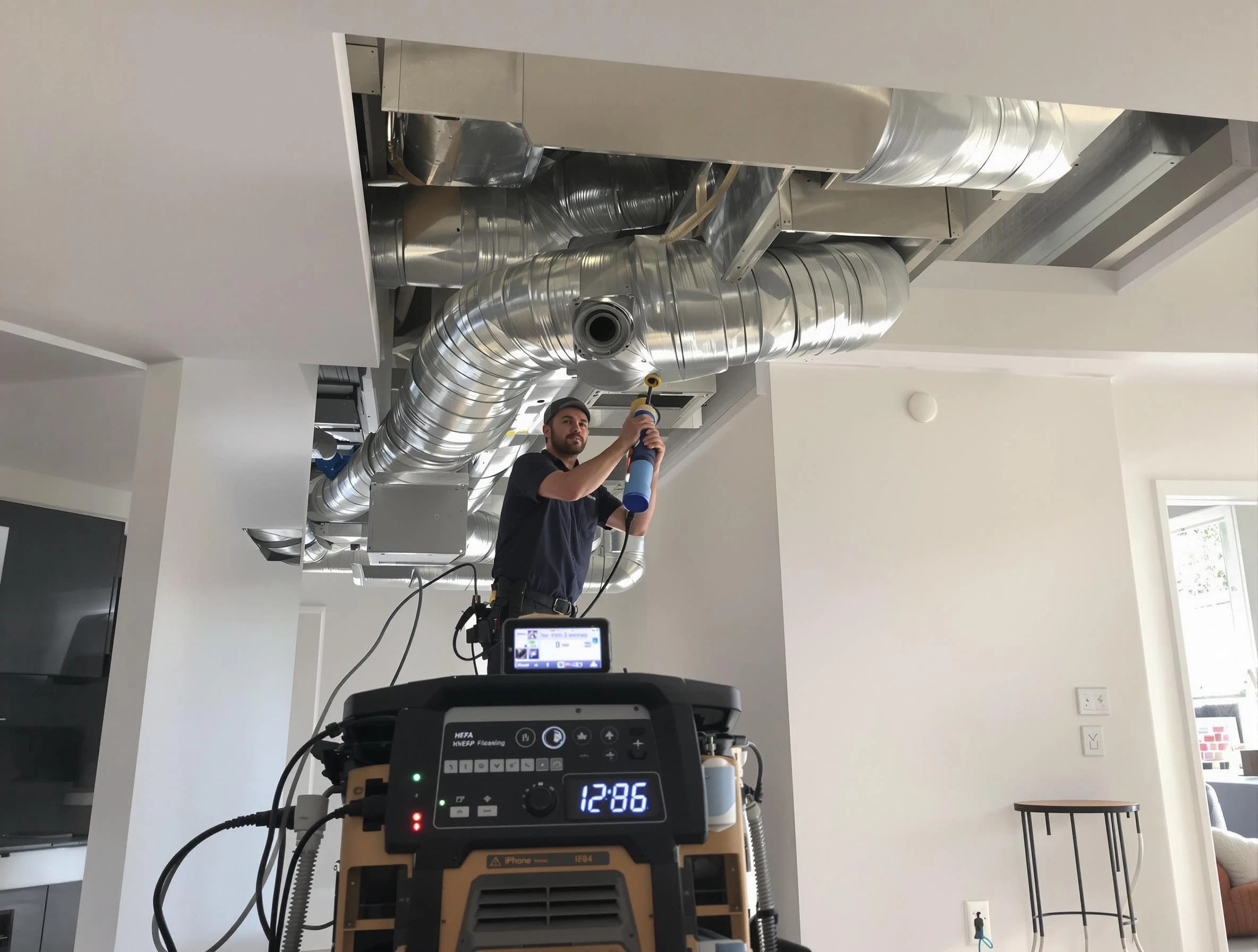 Advanced pure air duct cleaning by Midfield Air Duct Cleaning in Midfield
