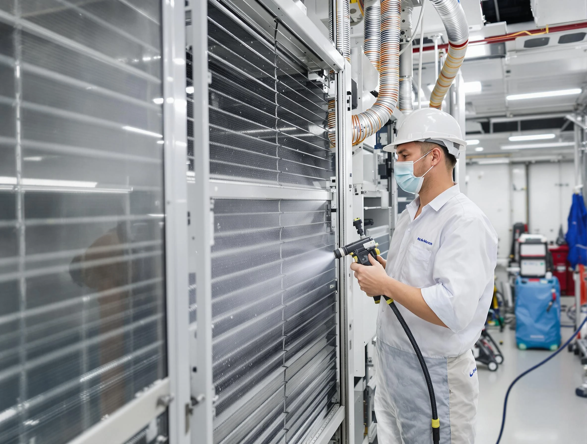 Professional AC coil cleaning by Midfield Air Duct Cleaning in Midfield