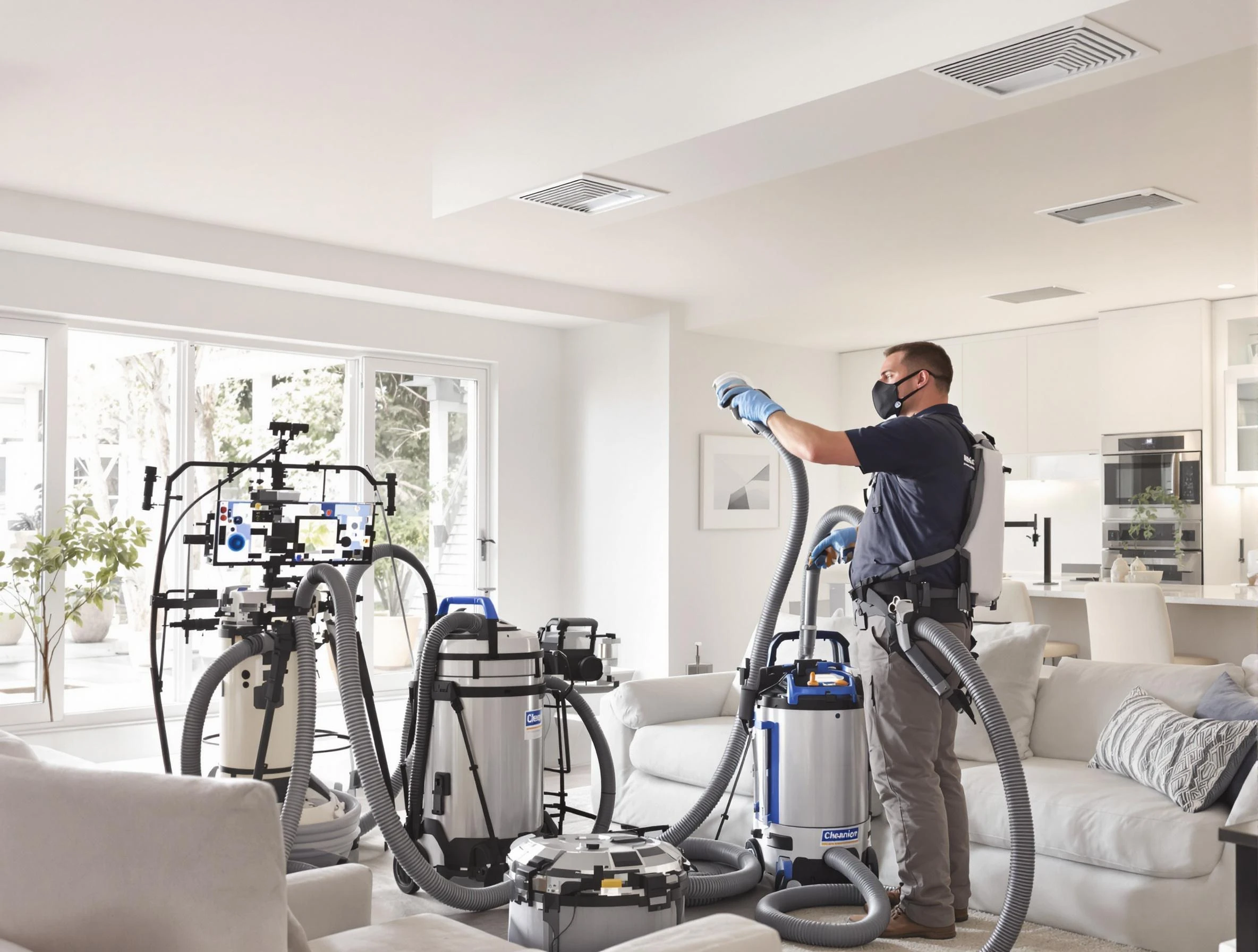 Professional AC duct cleaning by Midfield Air Duct Cleaning in Midfield