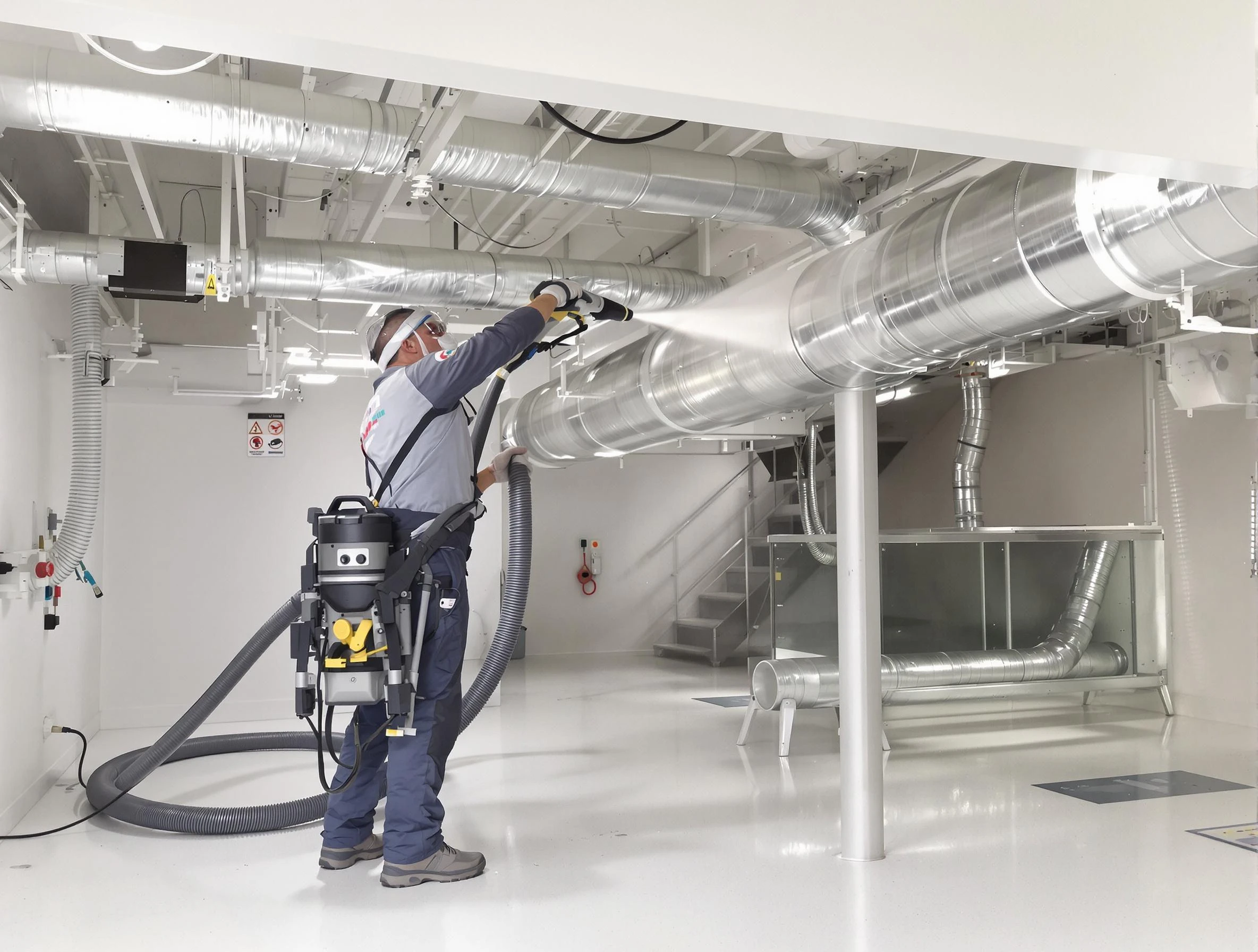 Professional central duct cleaning by Midfield Air Duct Cleaning in Midfield